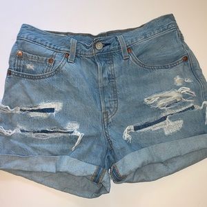 Levi’s Distressed Shorts